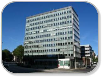 Die Bank war hier im Erdgeschoß (Anbau) und im ersten OG untergebracht